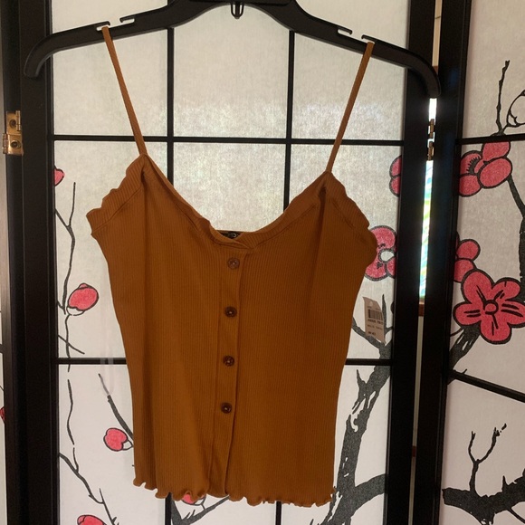 Papermoon Tops - NWT Papermoon Mustard Yellow Tanktop.